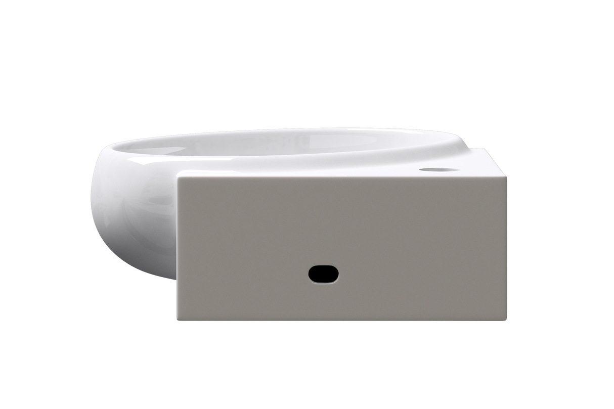 glasvilla lavabo lavabo de encimera lavabo colgante pequeño cuenco de cerámica blanco con recubrimiento nano para el baño y aseo de invitados Bruselas002