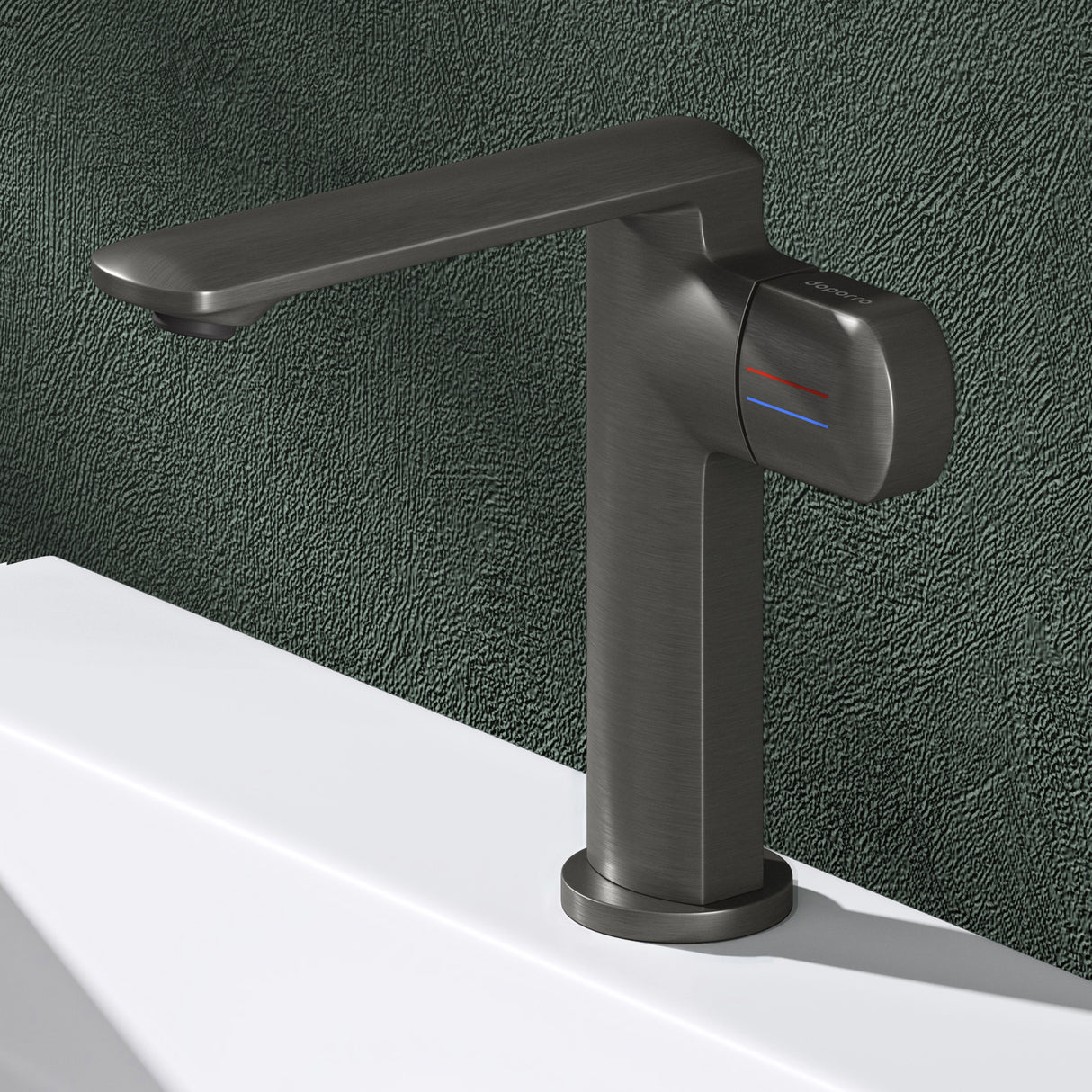 Glasvilla Grifería Monomando para Lavabo | Diseño Moderno | Latón de Alta Calidad | Instalación DIN