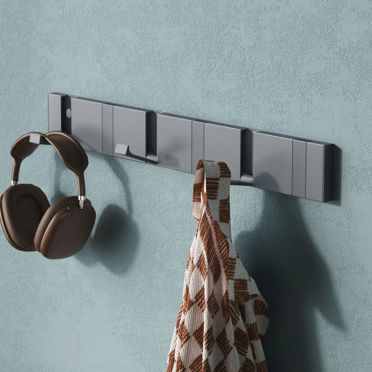 Patères murales Glasvilla sans perçage, porte-manteau mural, crochets muraux en acier inoxydable, barre porte-manteau, crochets Stalo-04+05