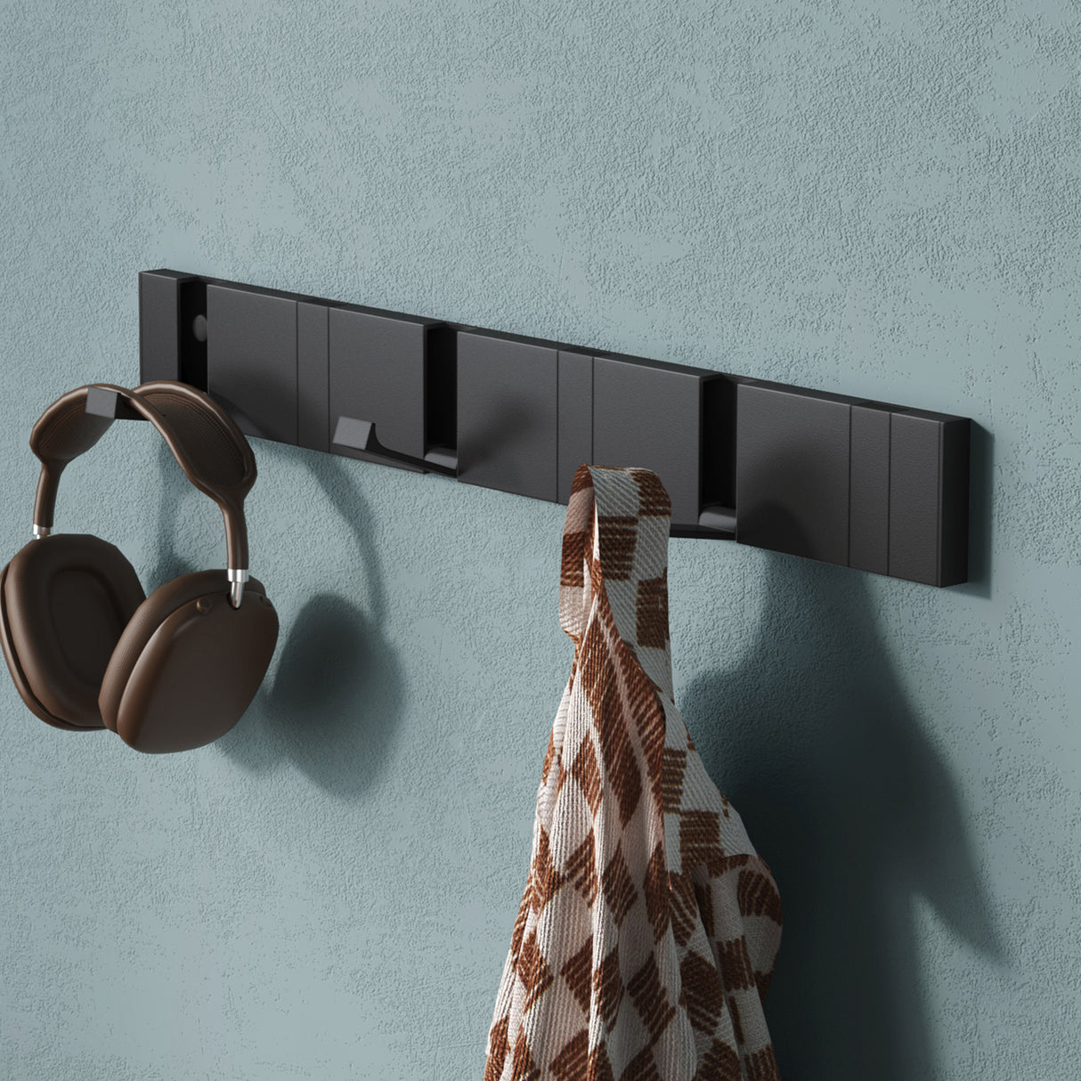 Patères murales Glasvilla sans perçage, porte-manteau mural, crochets muraux en acier inoxydable, barre porte-manteau, crochets Stalo-04+05