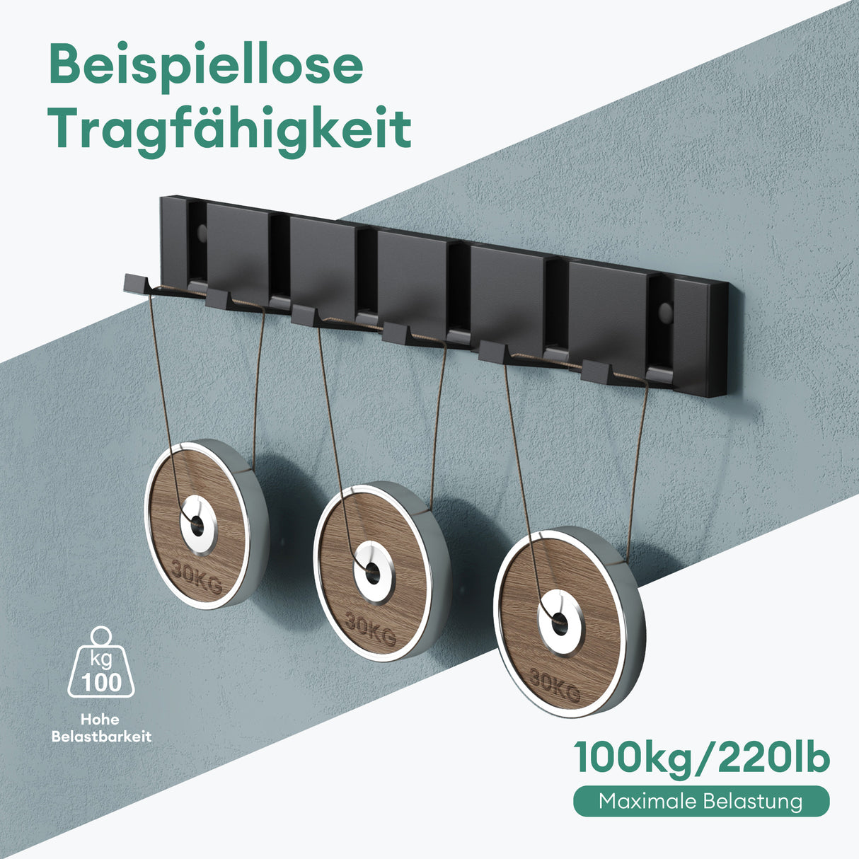 Patères murales Glasvilla sans perçage, porte-manteau mural, crochets muraux en acier inoxydable, barre porte-manteau, crochets Stalo-04+05