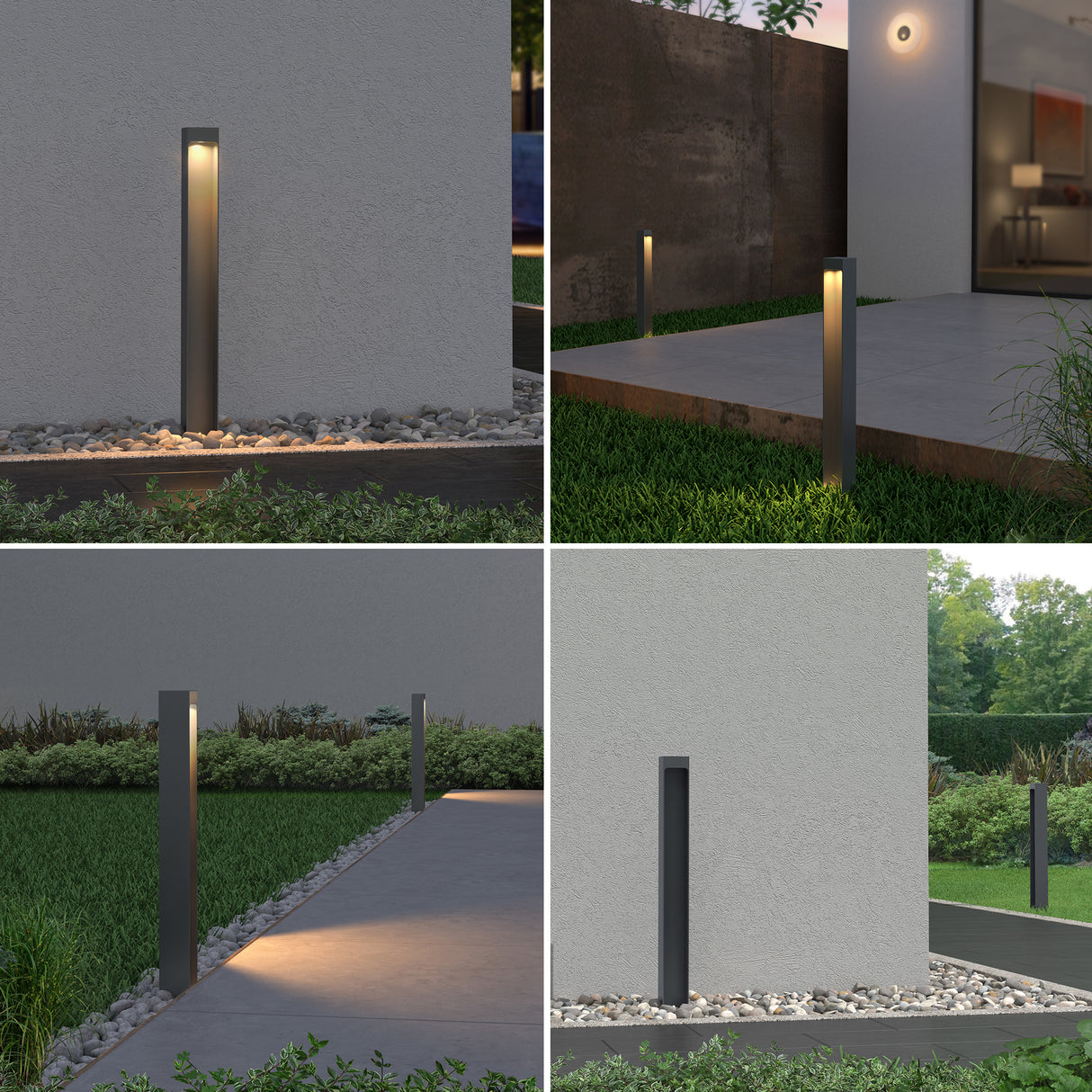 glasvilla Éclairage Extérieur IP65 | Éclairage de Chemin Extérieur | Borne d’Éclairage pour Jardin, Lampadaire de Jardin 3000K | Lampadaire d’Extérieur 5W BaldersLights