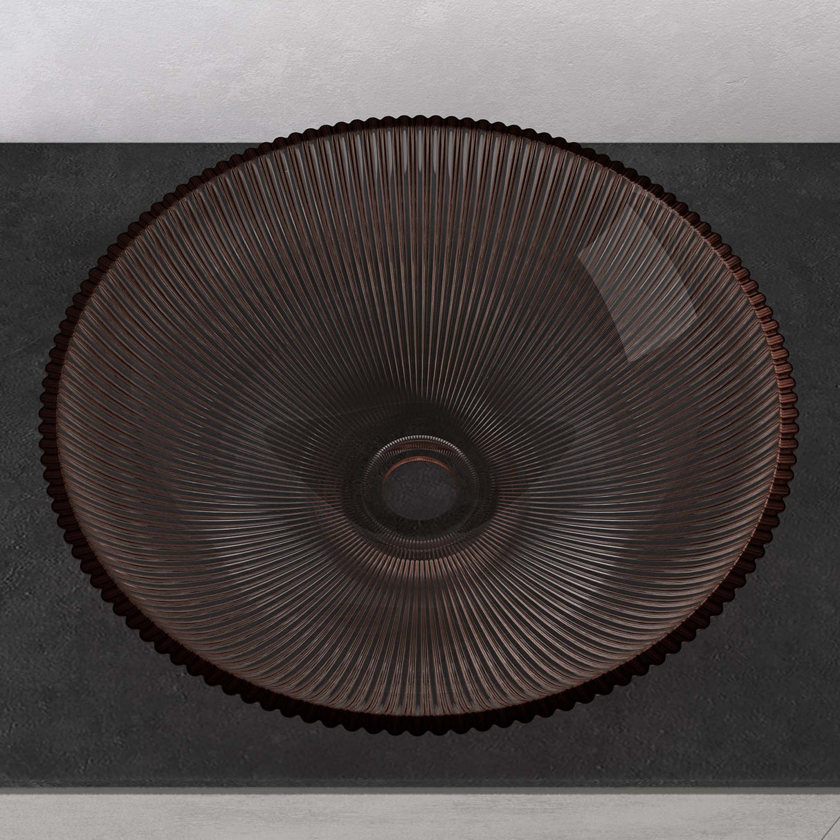 lavabo Glasvilla en verre, vasque à poser, lavabo rond