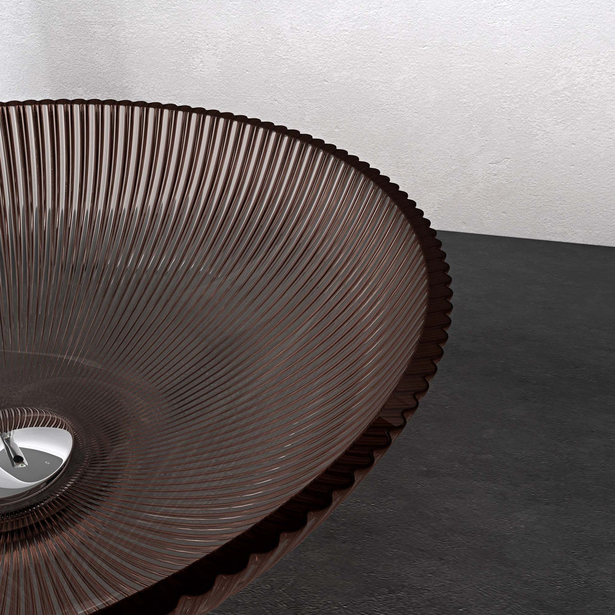 lavabo Glasvilla en verre, vasque à poser, lavabo rond