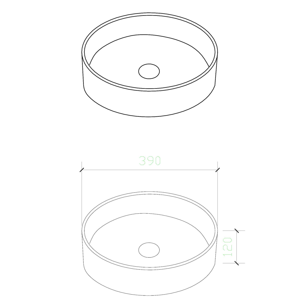 lavabo Glasvilla en verre, vasque à poser, lavabo rond