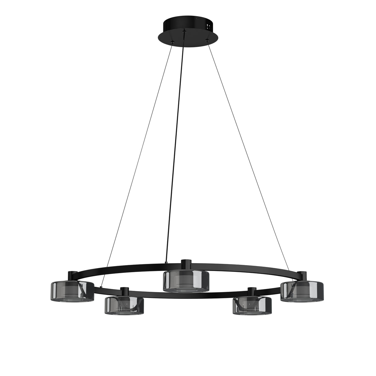 glasvilla Lampadario a Sospensione Temperature di Colore 3000K/4000K/6000K Lampada da Soffitto a Sospensione con Cavo Regolabile per Sala da Pranzo, Camera da Letto e Soggiorno
