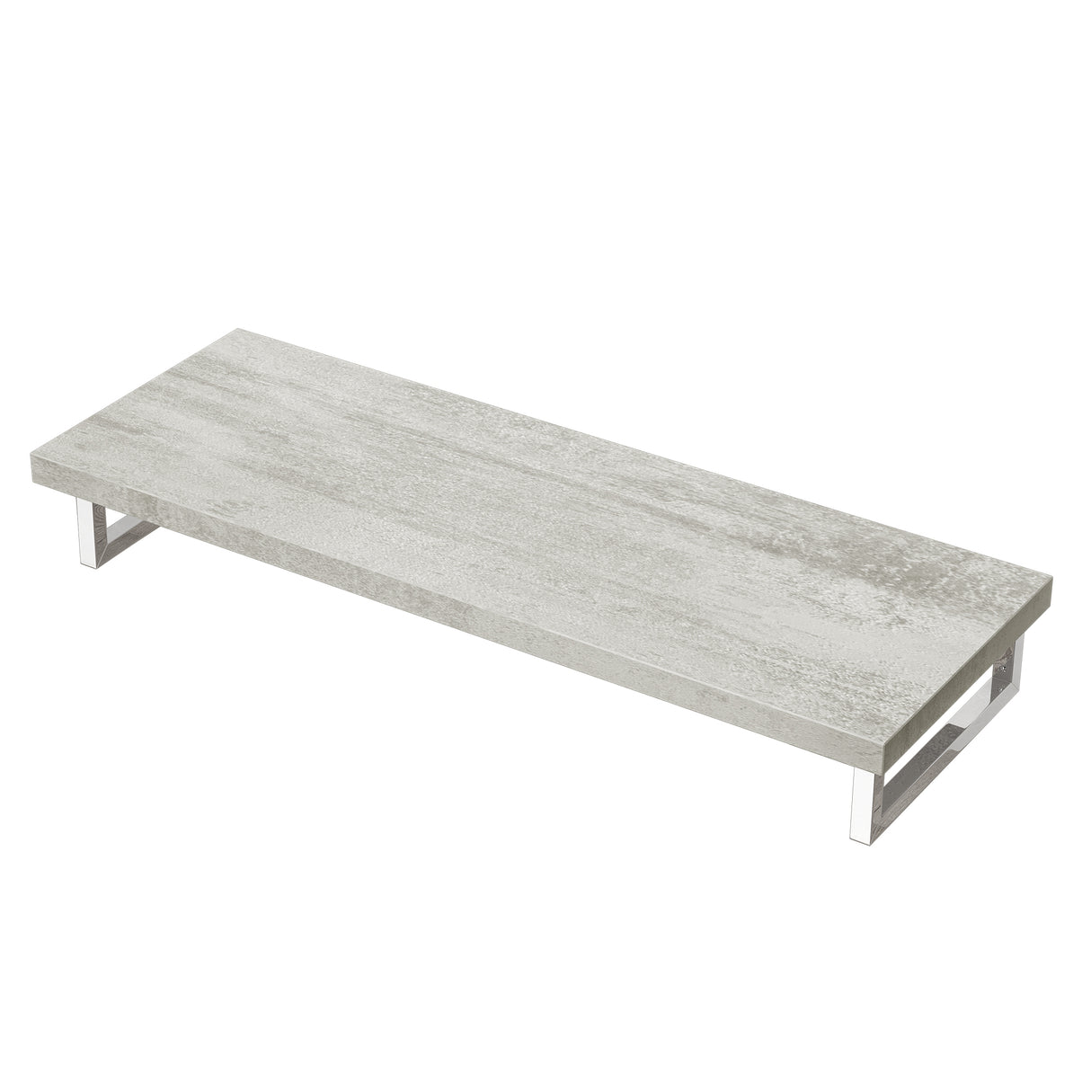 glasvilla Plan de Travail pour Lavabo avec 2 Supports de Console en Acier Inoxydable Support de Lavabo Panneau en Bois