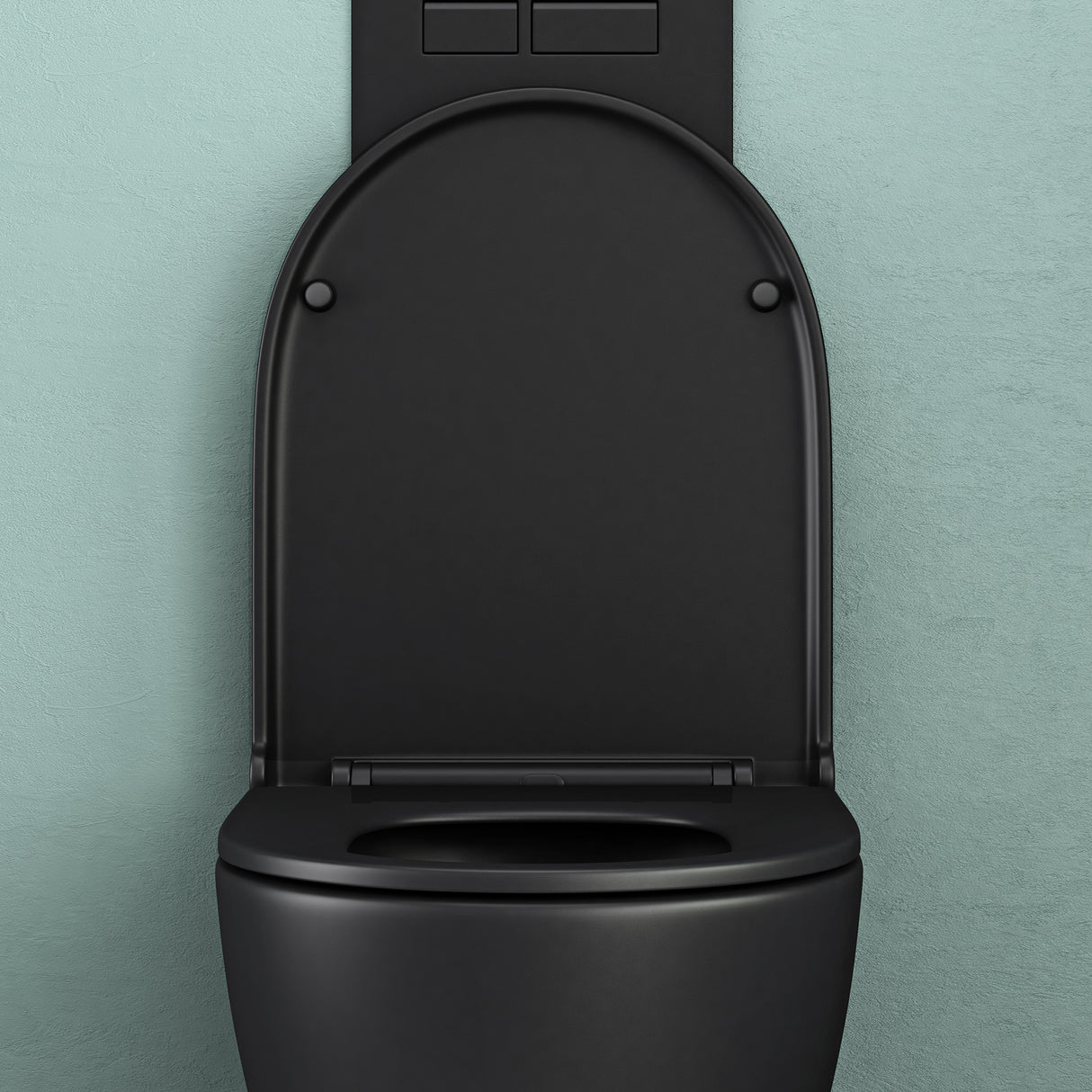 glasvilla Wand WC spülrandlos Schwarz Hänge WC spülrandlos Toilette WC mit Sitz Softclose Aachen179