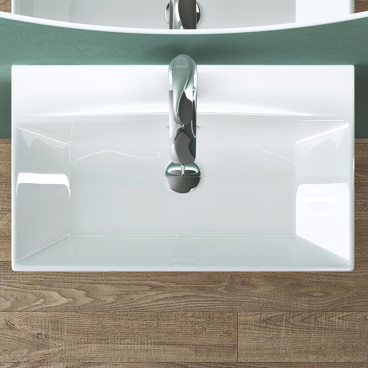 Vasque à poser en céramique Glasvilla, vasque murale, meuble sous-vasque avec revêtement nano Brussels206