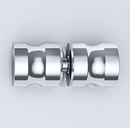 Poignée de porte Glasvilla, bouton de porte intérieure, poignée de porte de douche, poignée de barre, poignées de porte en verre, poignée de poussée