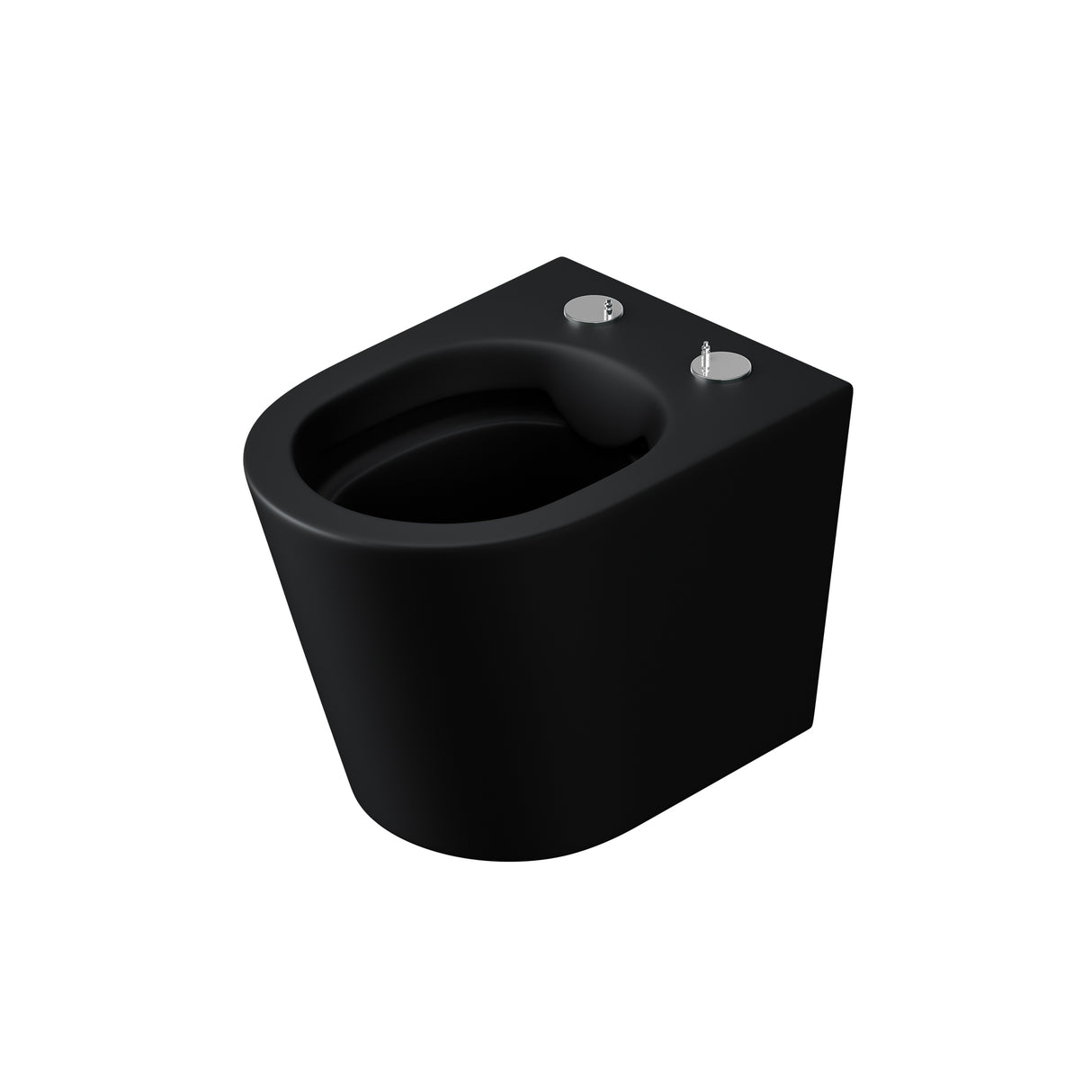 glasvilla Sanitari Bagno Sospeso in Ceramica, WC Sospeso senza Brida con Chiusura di Soft Close Aachen108