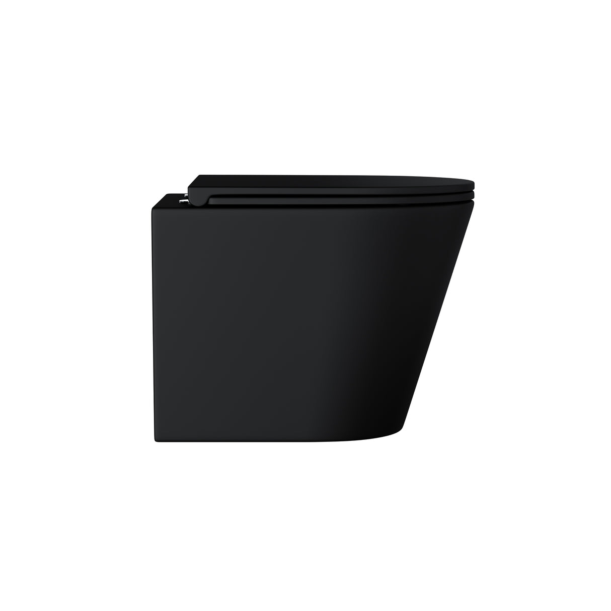 glasvilla Sanitari Bagno Sospeso in Ceramica, WC Sospeso senza Brida con Chiusura di Soft Close Aachen108