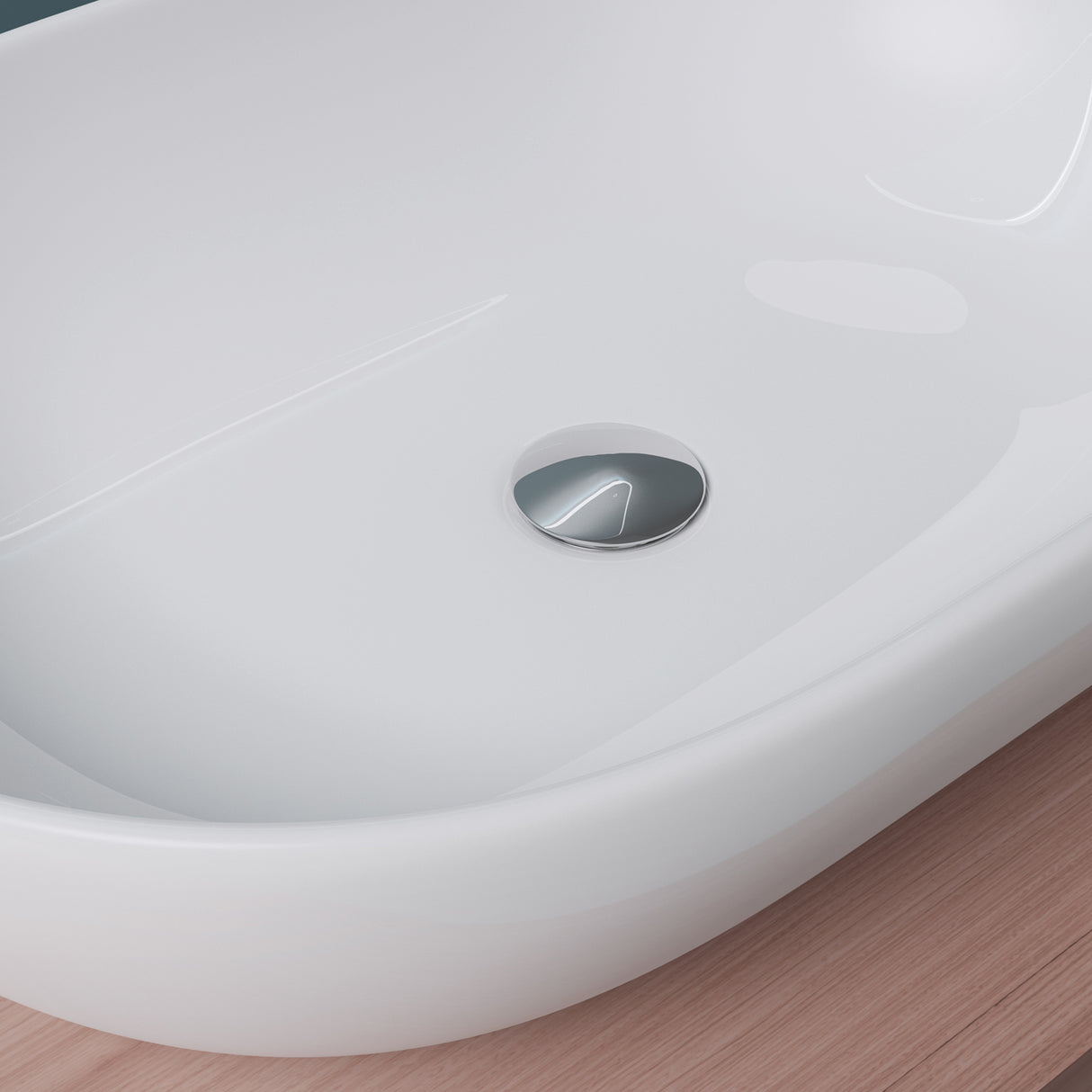 glasvilla lavabo de encimera cerámica en blanco con recubrimiento nano Bruselas322