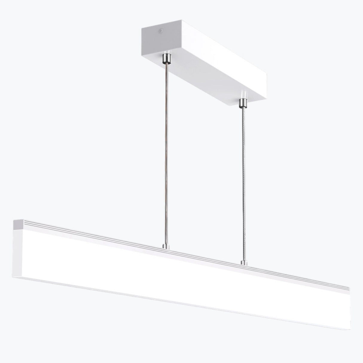 Suspension LED Glasvilla, à intensité variable avec télécommande, 3000K/4000K/6000K, câble ajustable, convient pour la salle à manger, le salon et la chambre.