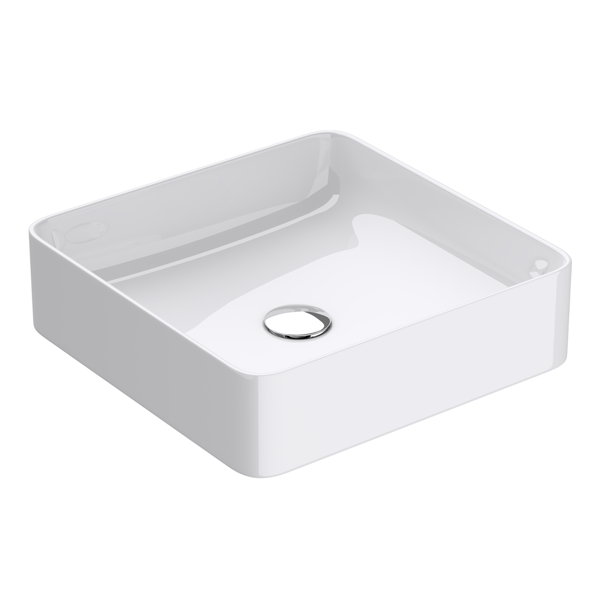 Vasque à poser blanche Glasvilla, cuve en céramique, Bruxelles105