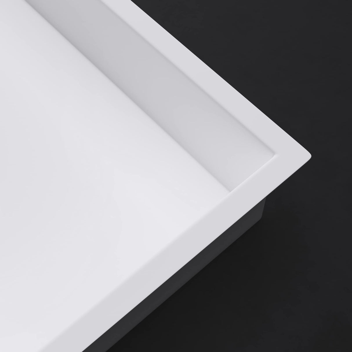 glasvilla Nicchia a Parete in Acciaio Inox Mensola Doccia a Muro a Incasso Piastrellabile Facile da Montare