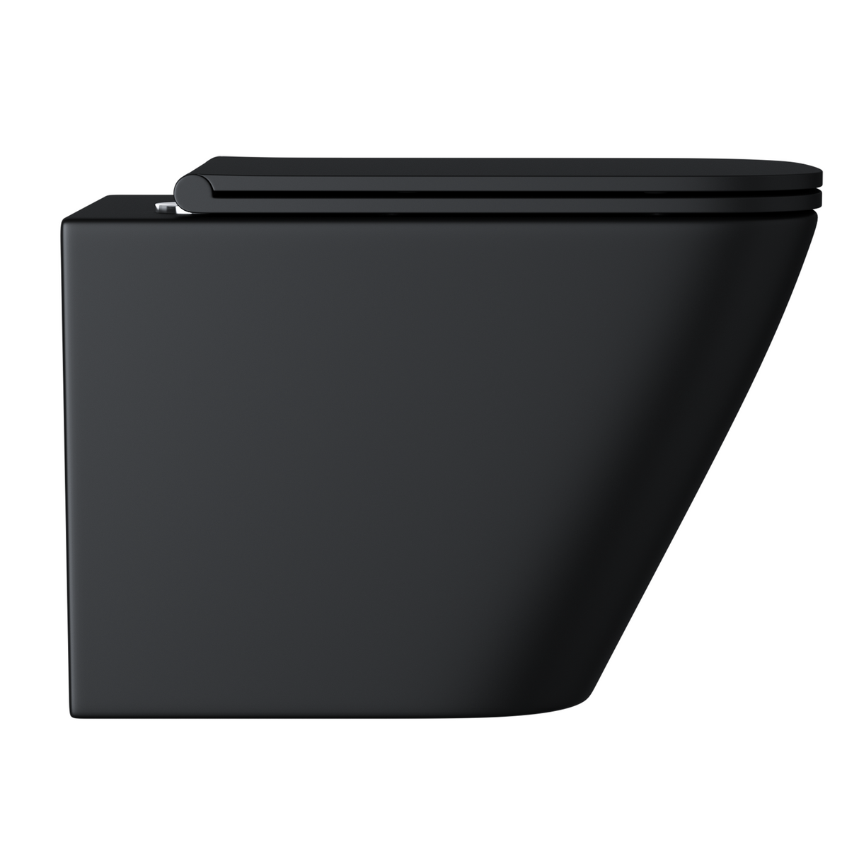 glasvilla Spülrandlos Wand WC negro Hänge WC + asiento de WC (con Softclose) A112 NUEVO!!!