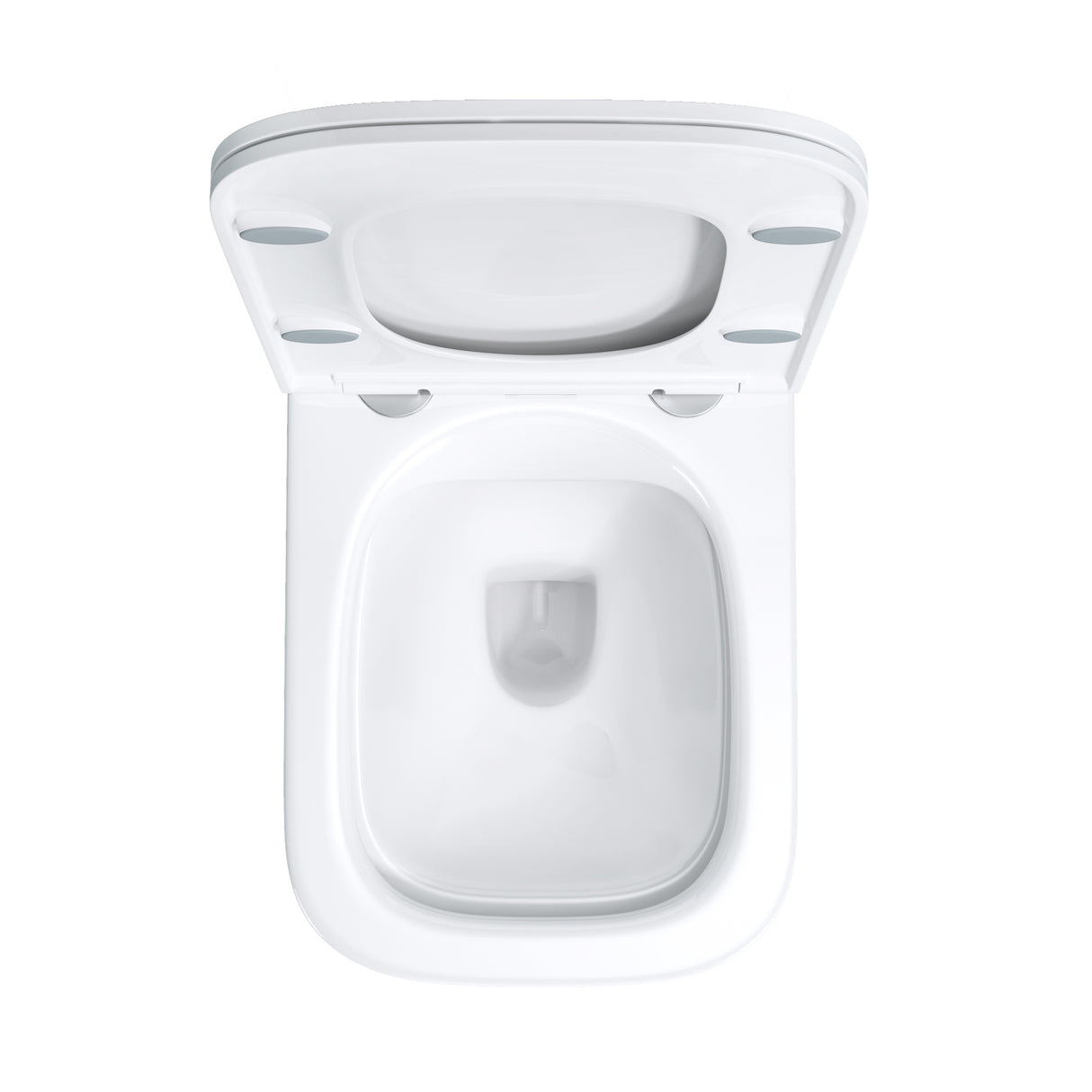 glasvilla Spülrandlos Wand WC negro Hänge WC + asiento de WC (con Softclose) A112 NUEVO!!!