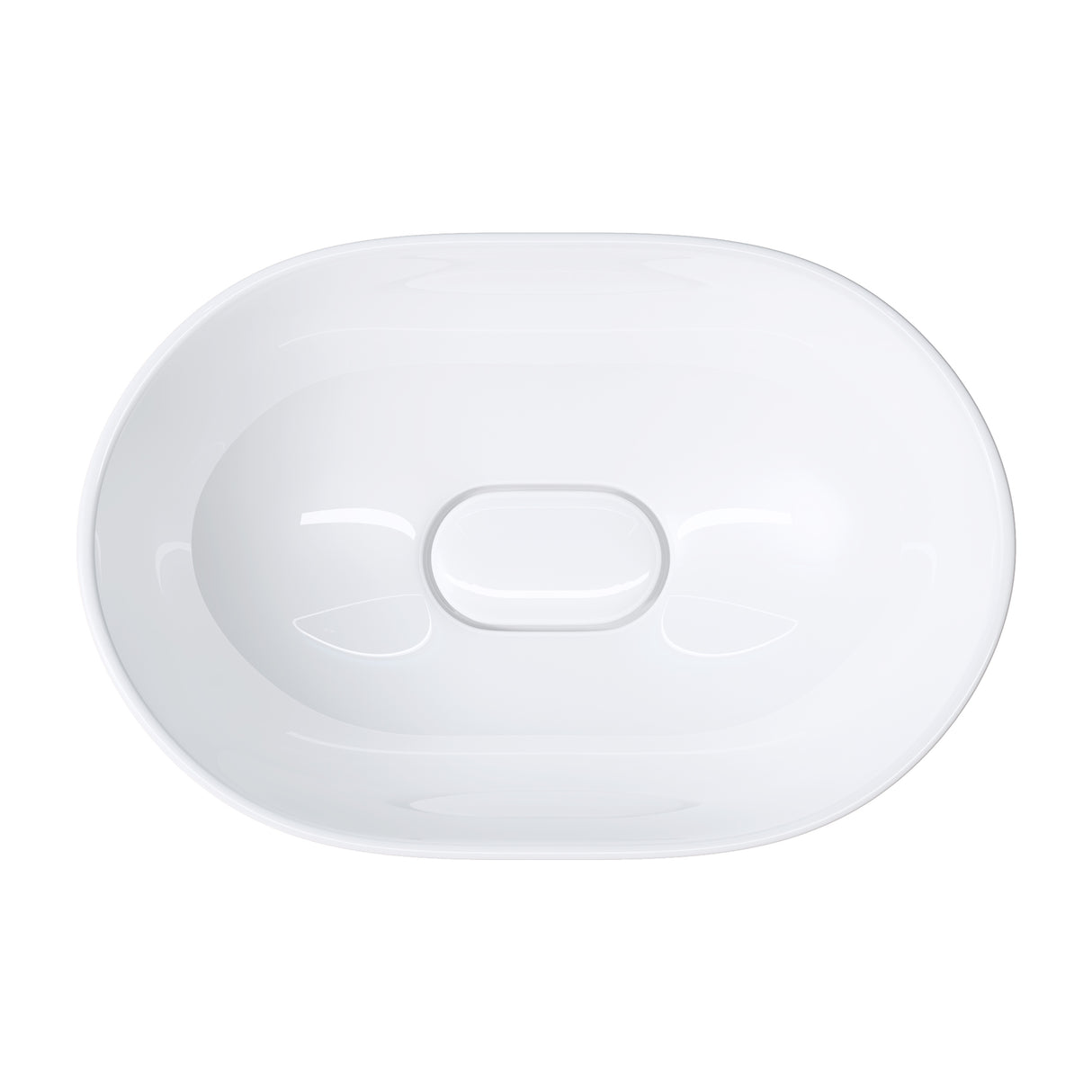 Lavabo Glasvilla, lavabo encastré, blanc Bruxelles 5006A, en céramique avec nano-revêtement