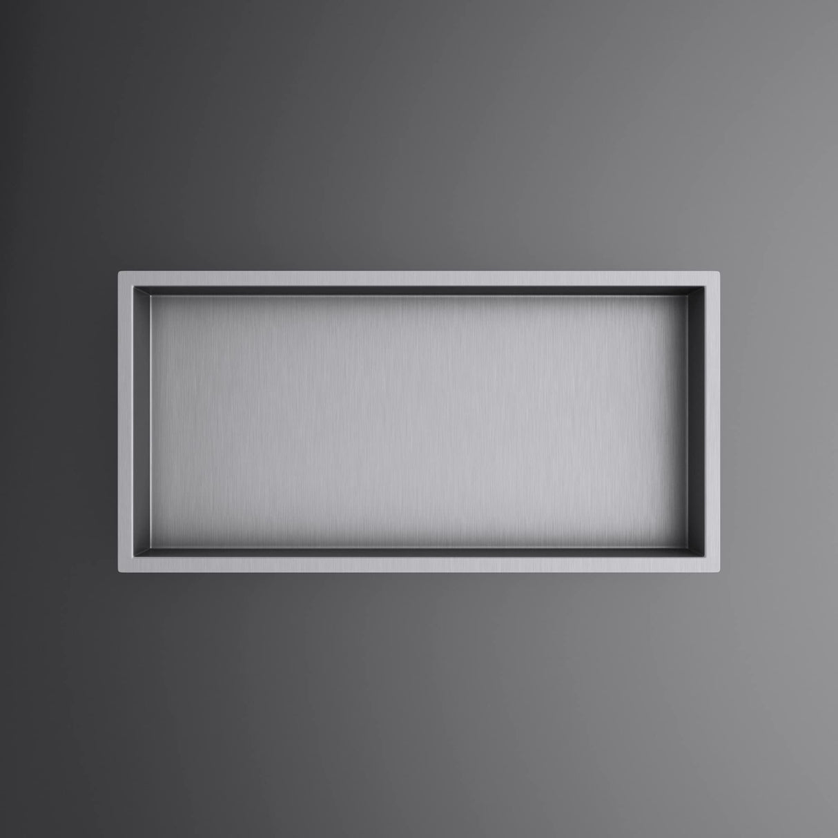 glasvilla Nicchia a Parete in Acciaio Inox Mensola Doccia a Muro a Incasso Piastrellabile Facile da Montare