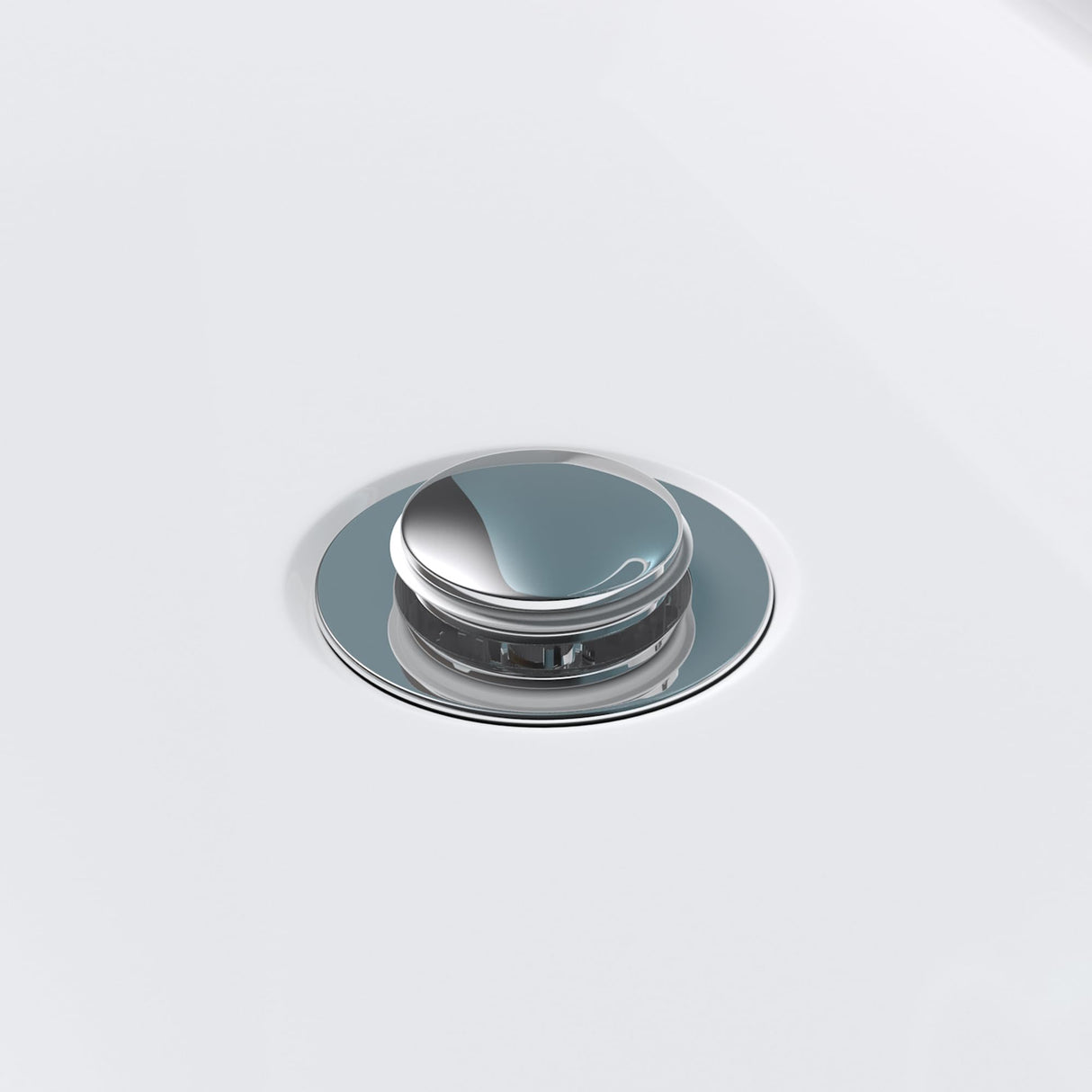 Bouchon de lavabo Glasvilla | Bouchon de lavabo compatible avec tous les lavabos DIN