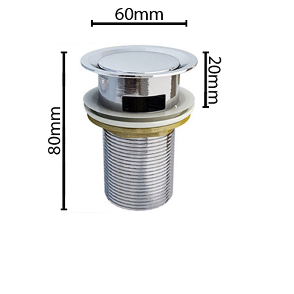 Bouchon de lavabo Glasvilla | Bouchon de lavabo compatible avec tous les lavabos DIN
