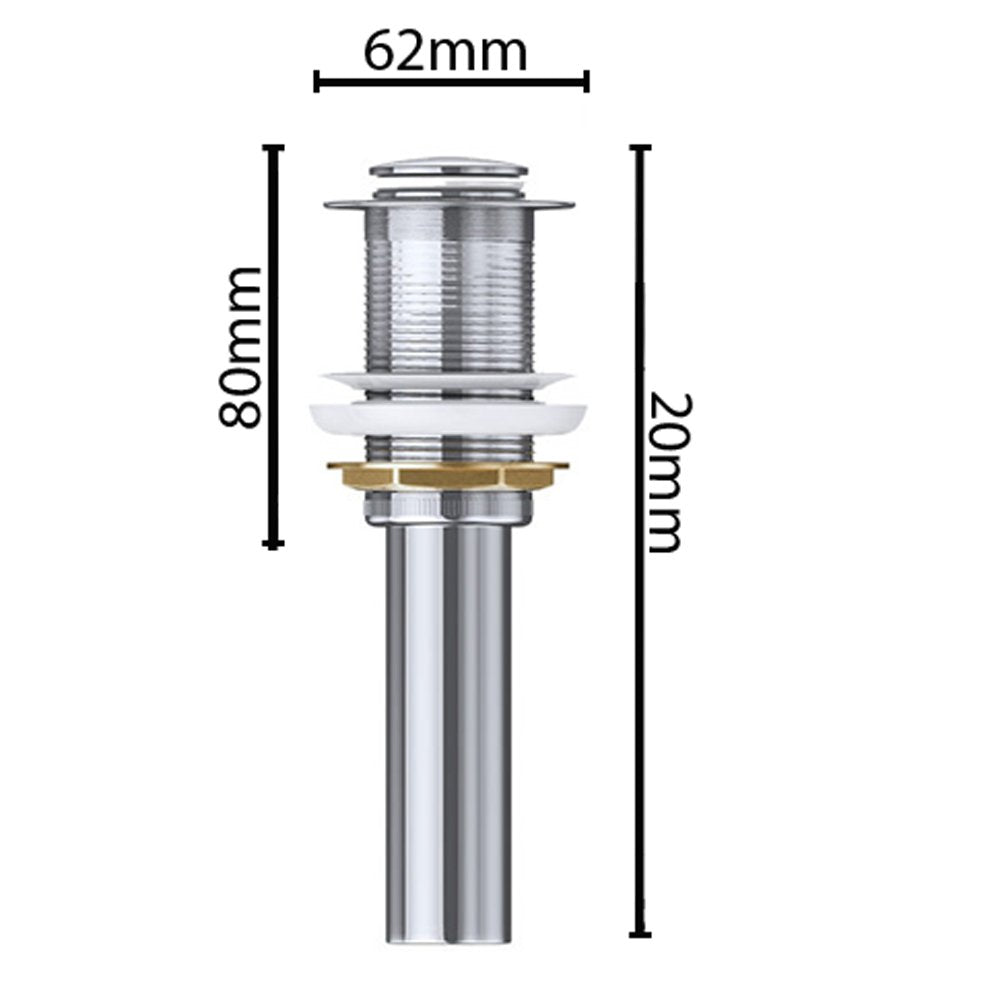 Bouchon de lavabo Glasvilla | Bouchon de lavabo compatible avec tous les lavabos DIN