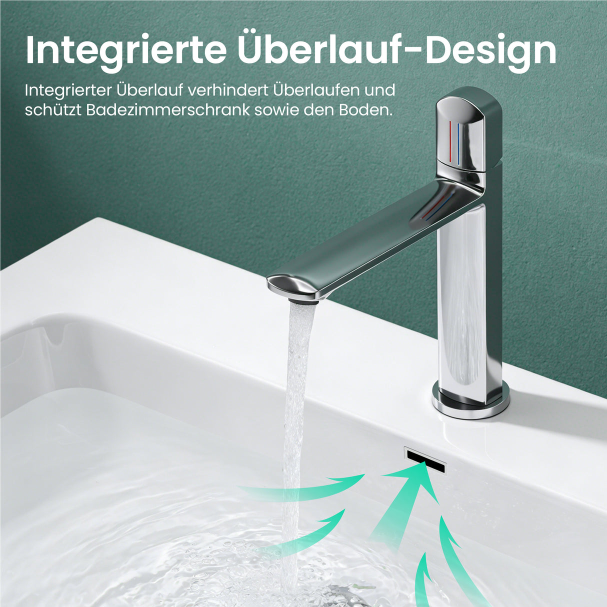 glasvilla Doppelwaschbecken Aufsatzwaschbecken Hängewaschbecken Waschbecken mineralguss Waschplatz Waschtisch Col830