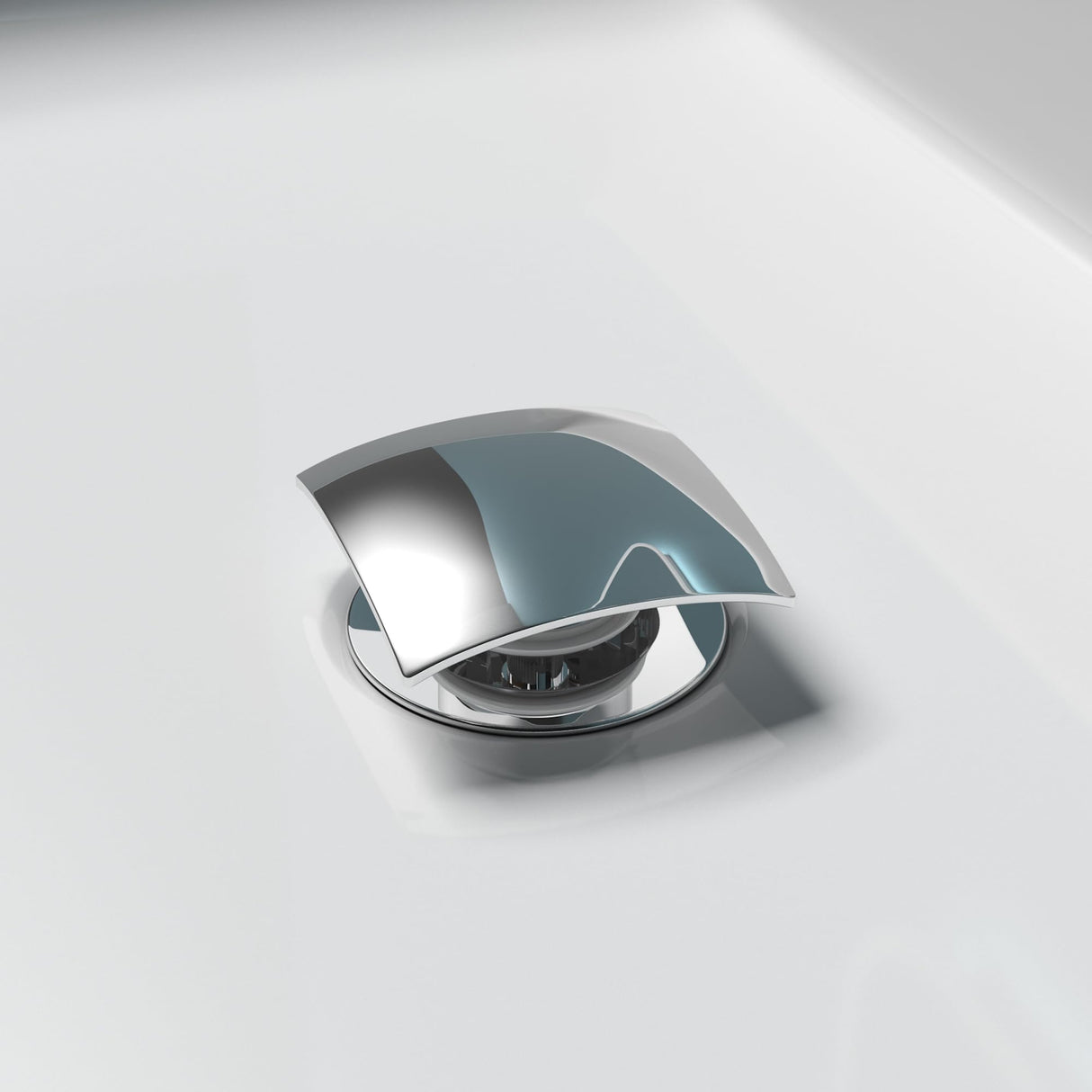 Bouchon de lavabo Glasvilla | Bouchon de lavabo compatible avec tous les lavabos DIN