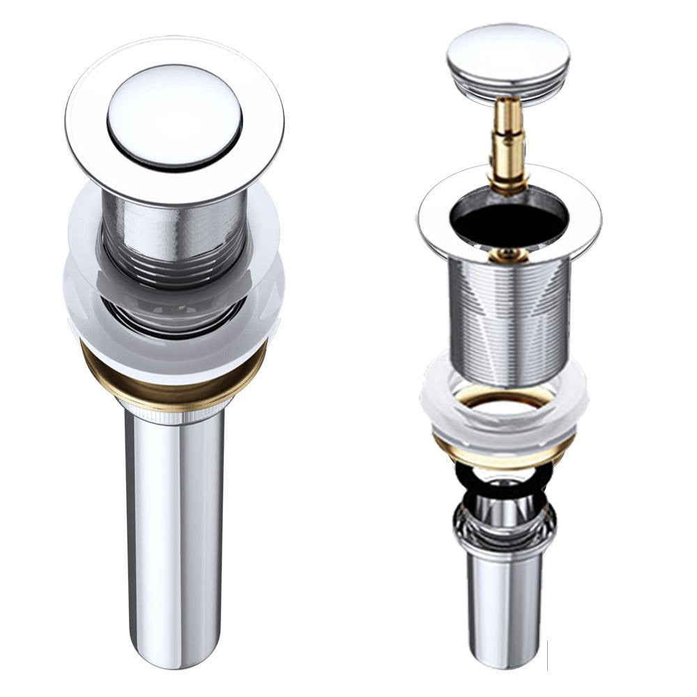 Bouchon de lavabo Glasvilla | Bouchon de lavabo compatible avec tous les lavabos DIN