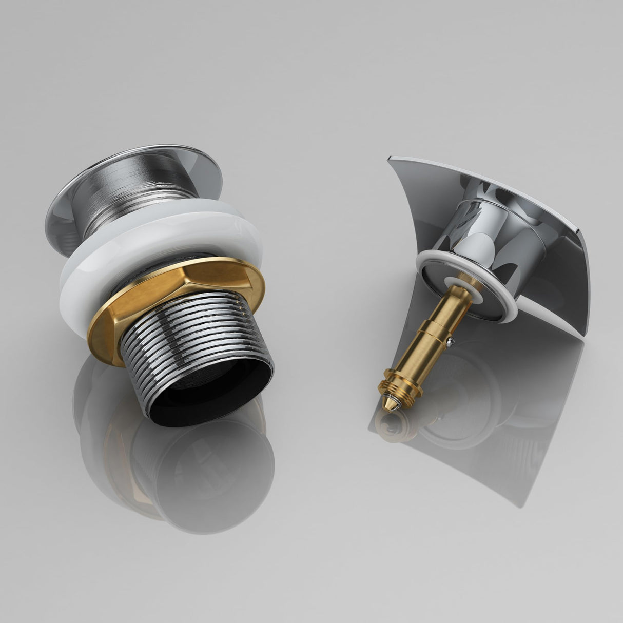 Bouchon de lavabo Glasvilla | Bouchon de lavabo compatible avec tous les lavabos DIN