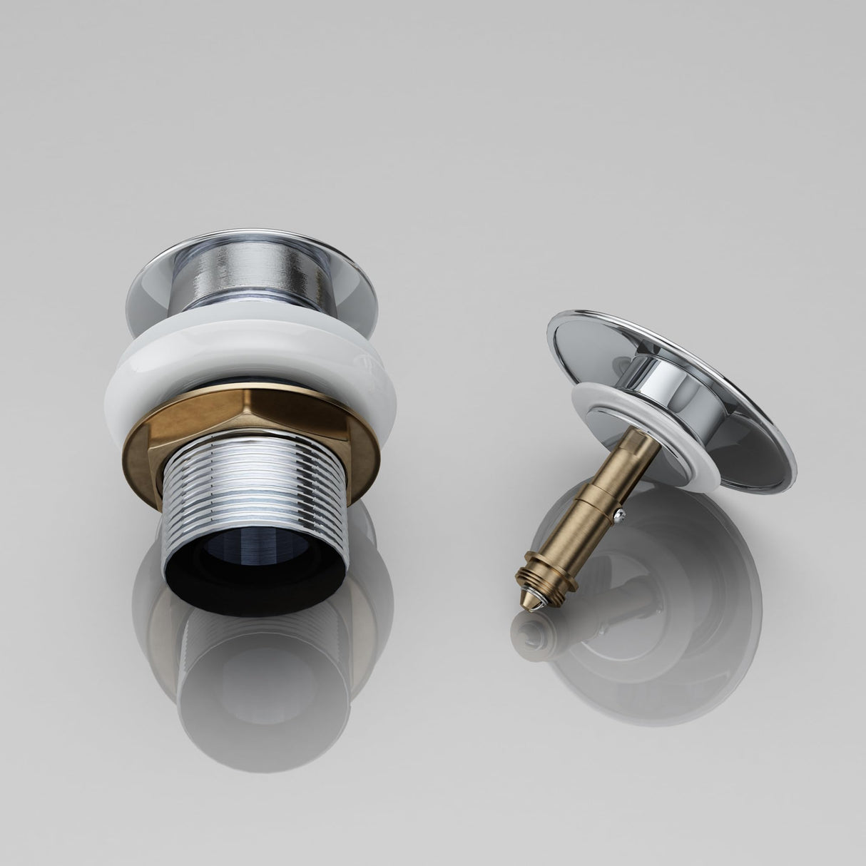 Bouchon de lavabo Glasvilla | Bouchon de lavabo compatible avec tous les lavabos DIN