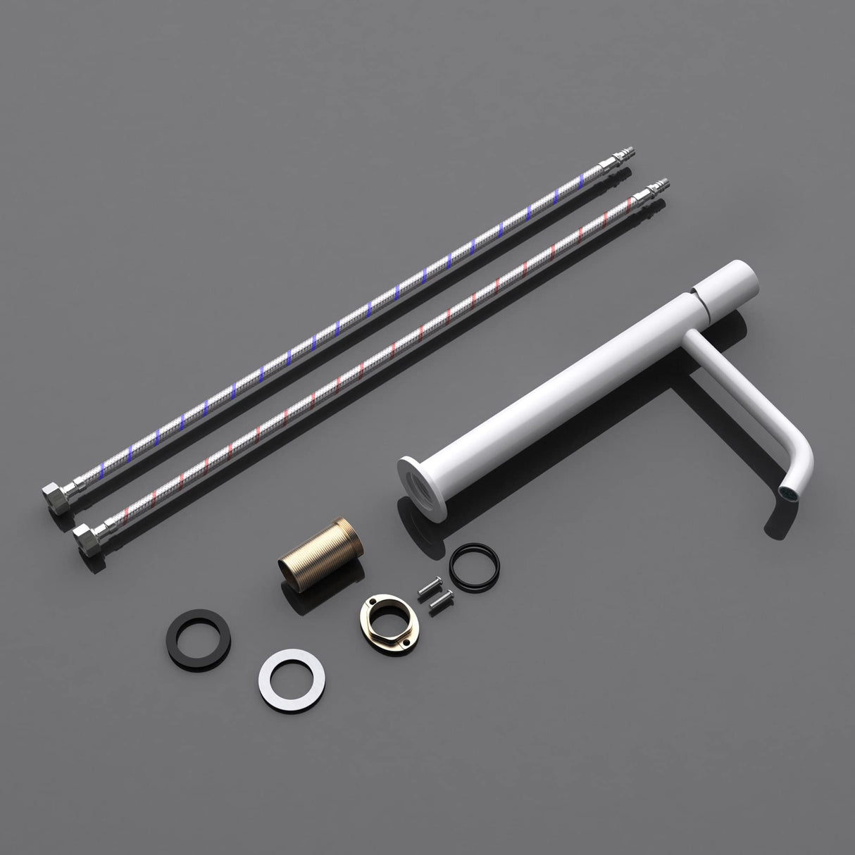 Robinetterie Glasvilla, robinet de salle de bain, robinet d'évier, installations de salle de bain, mitigeur monocommande WAO-7701