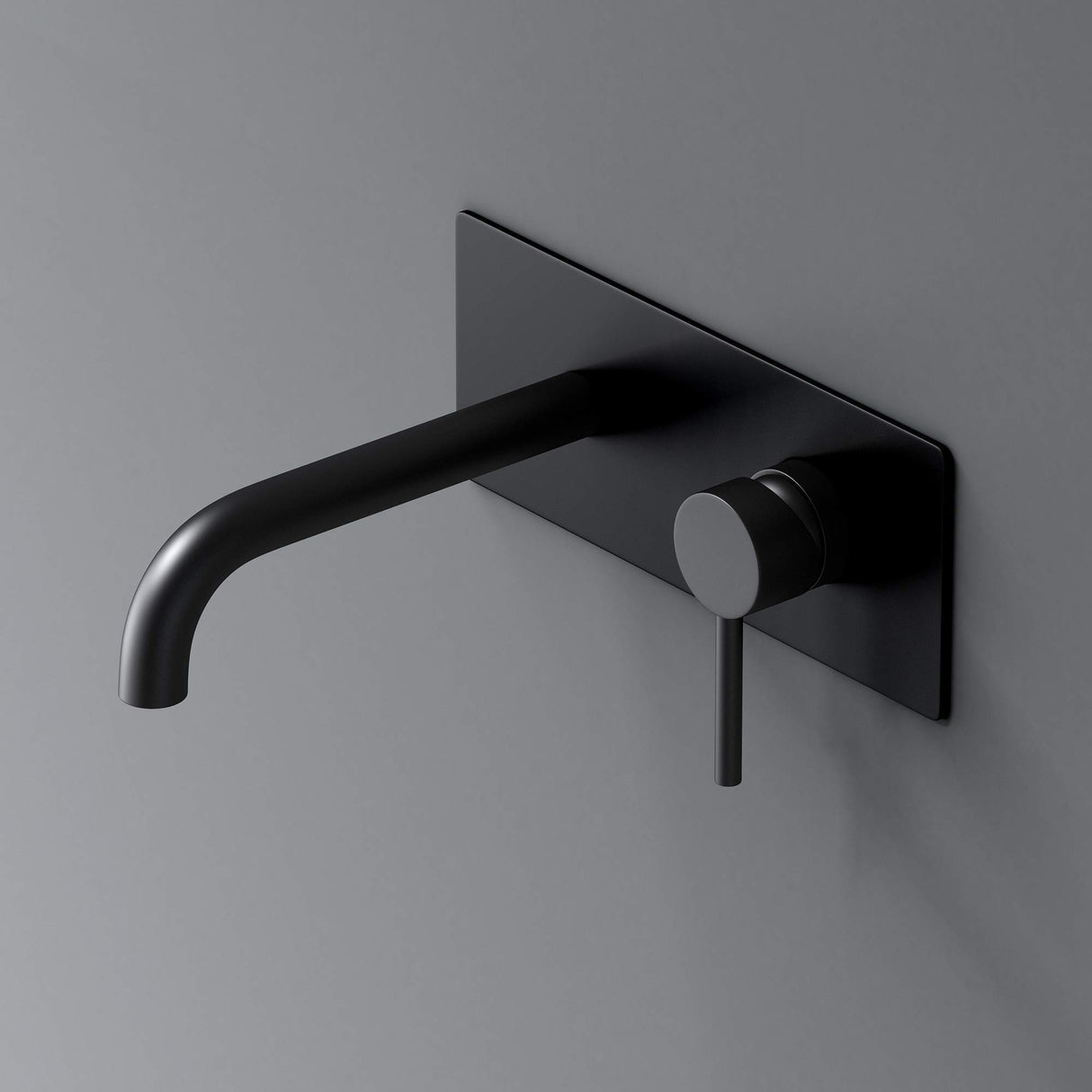 Robinet mural Glasvilla, élégant robinet chromé pour lavabo, corps de montage inclus