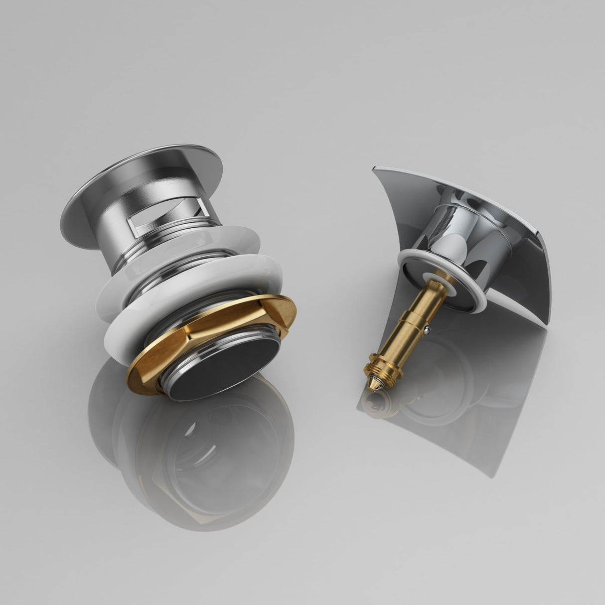 Bouchon de lavabo Glasvilla | Bouchon de lavabo compatible avec tous les lavabos DIN