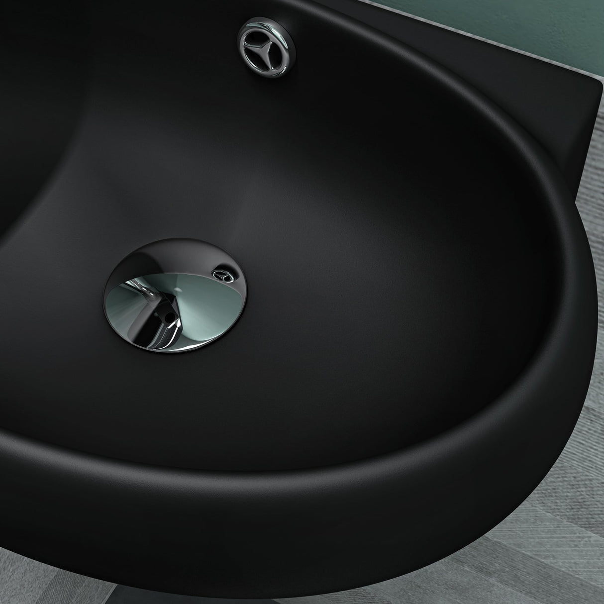 glasvilla Lavabo de invitados WC Lavabo de cerámica con NANO, BTH: 42x28x15cm, Brüssel001