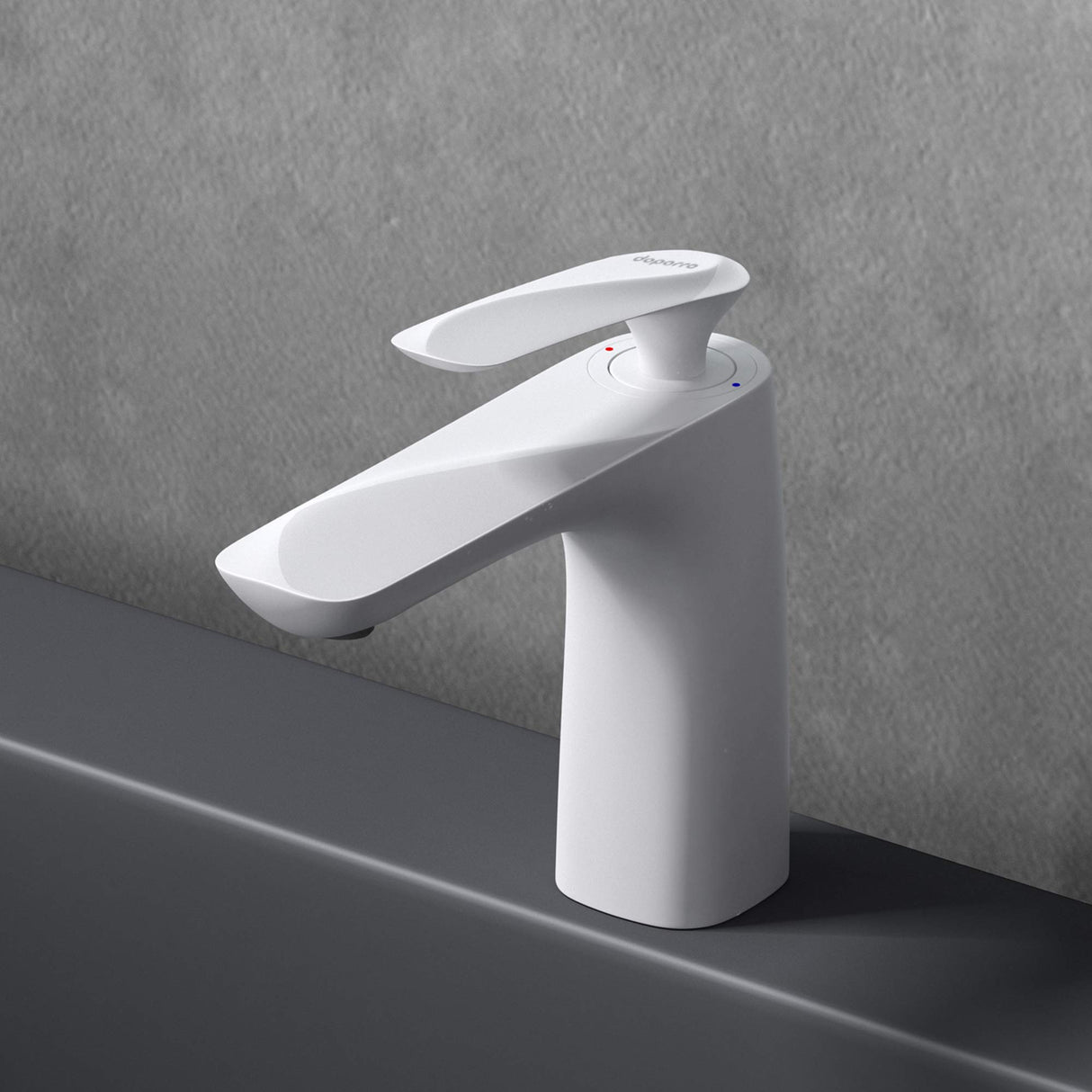 glasvilla Robinet de Salle de Bain Mitigeur Monocommande pour Lavabo Installation de Salle de Bain WAM-7201