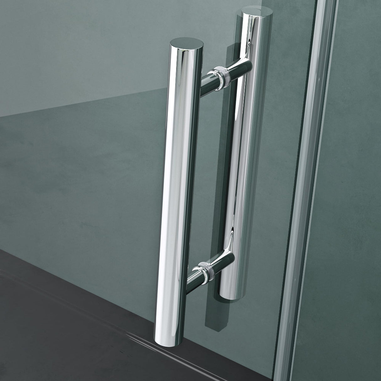 Poignée de porte Glasvilla, bouton de porte intérieure, poignée de porte de douche, poignée de barre, poignées de porte en verre, poignée de poussée