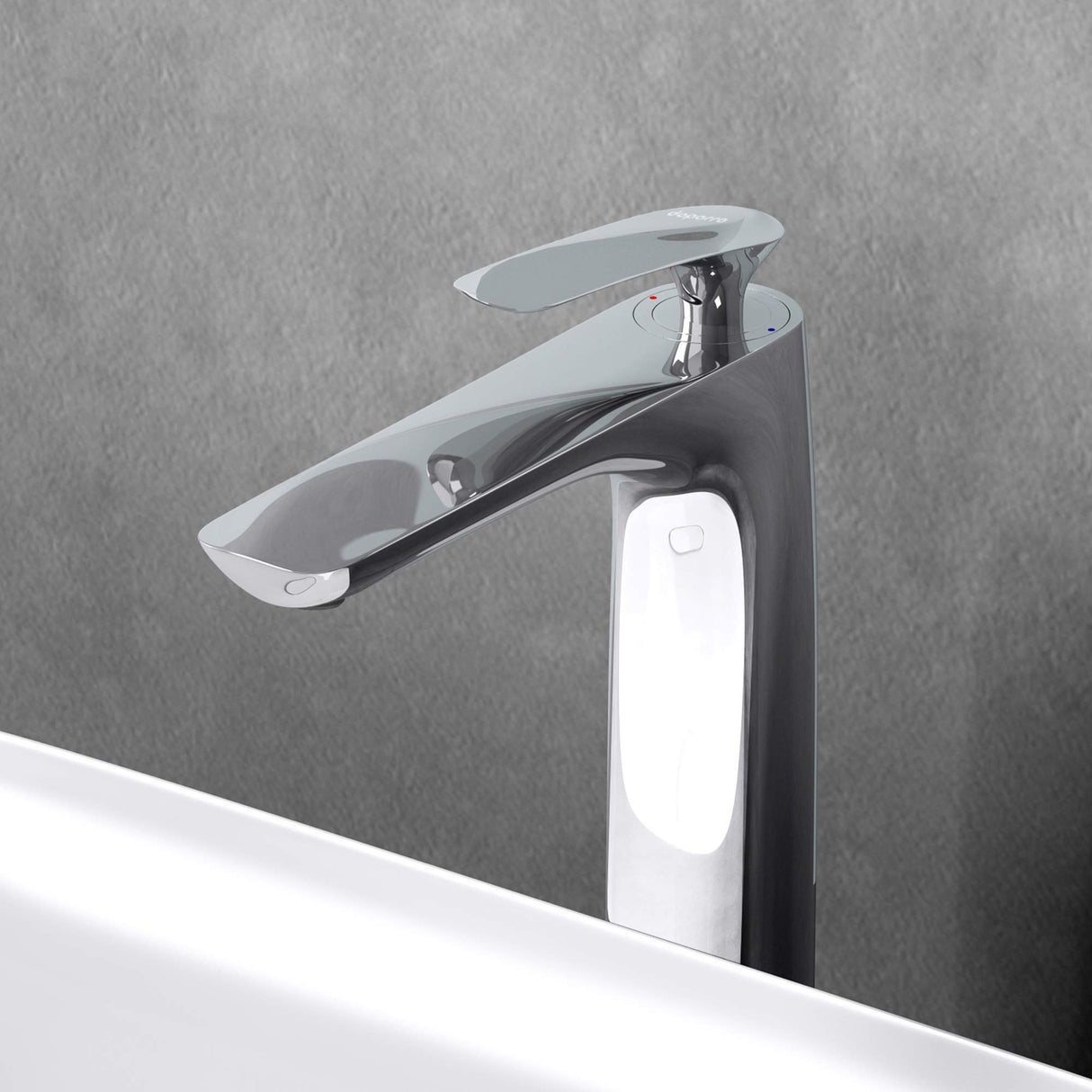 glasvilla Robinet de Salle de Bain Mitigeur Monocommande pour Lavabo Installation de Salle de Bain WAM-7201
