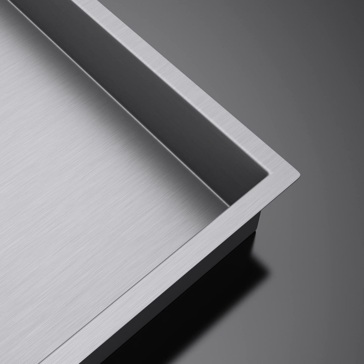 glasvilla Nicchia a Parete in Acciaio Inox Mensola Doccia a Muro a Incasso Piastrellabile Facile da Montare