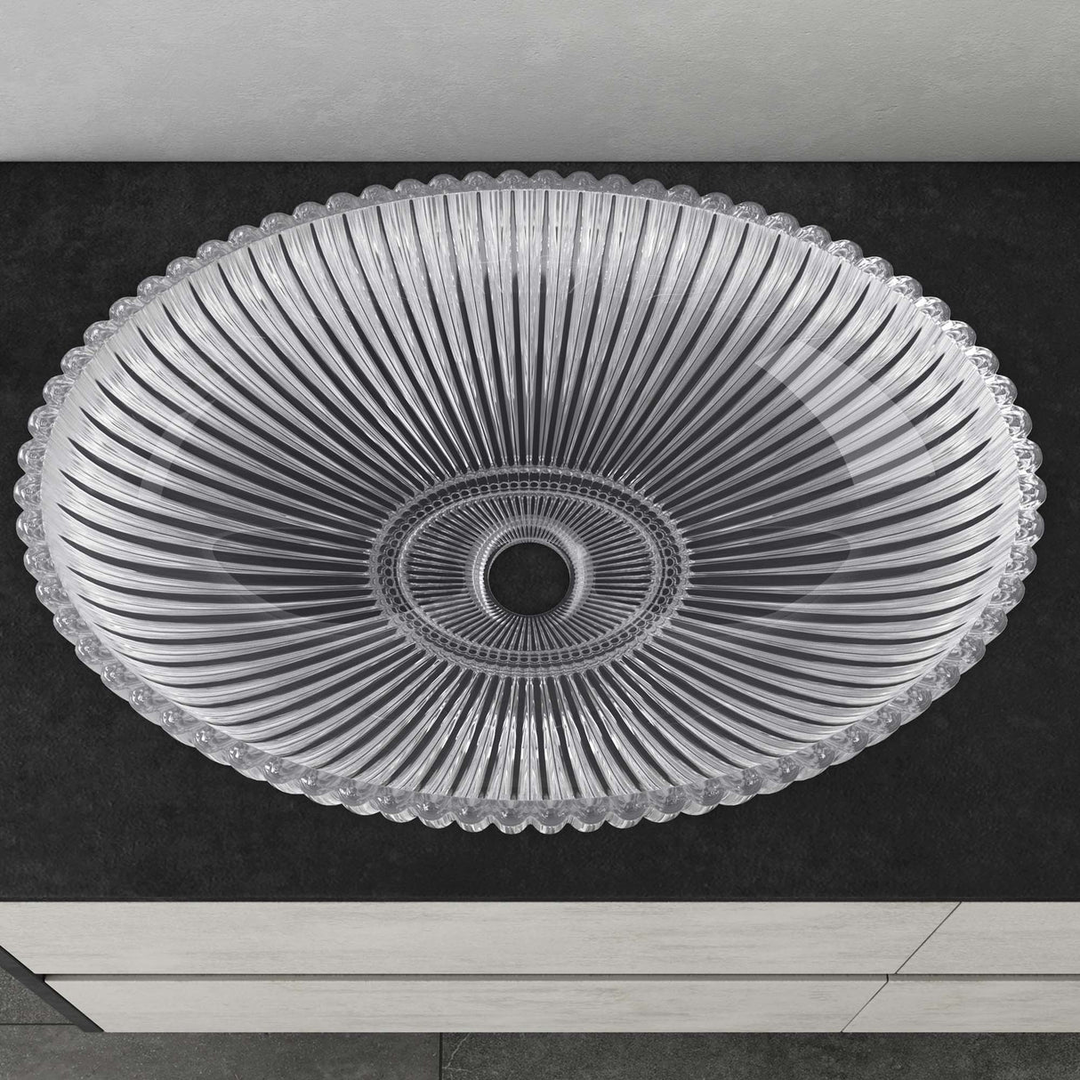 glasvilla Waschbecken Glas Aufsatzwaschbecken Glaswaschbecken Handwaschbecken Waschschale Oval Minerva08
