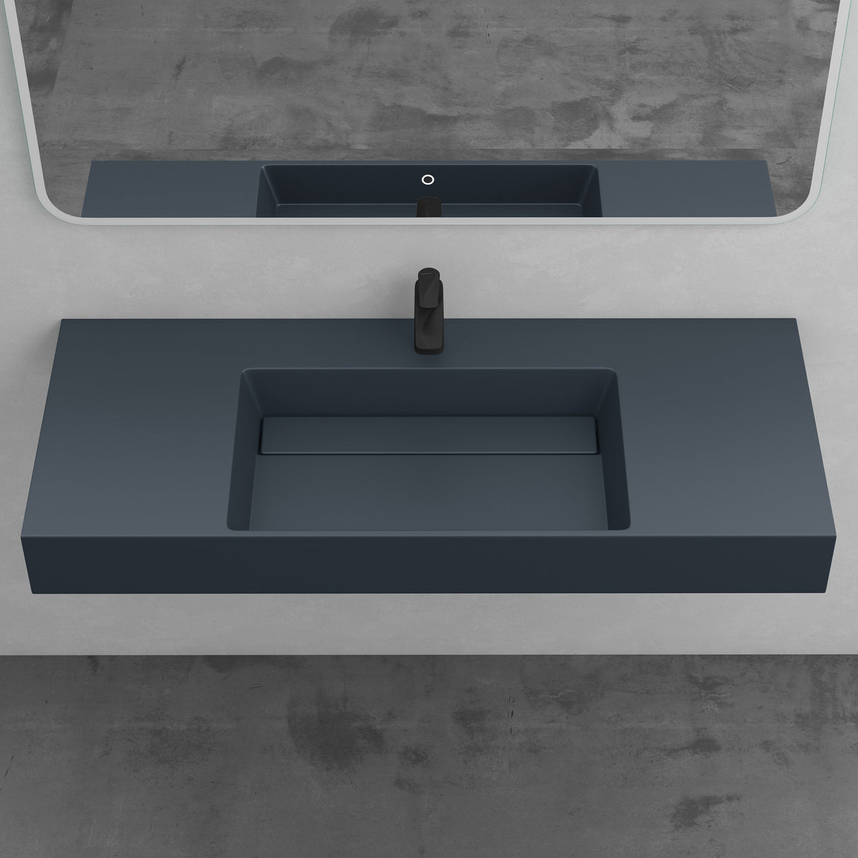 glasvilla Lavabo da Appoggio Lavandino Bagno Sospeso da Marmo Fuso Col12