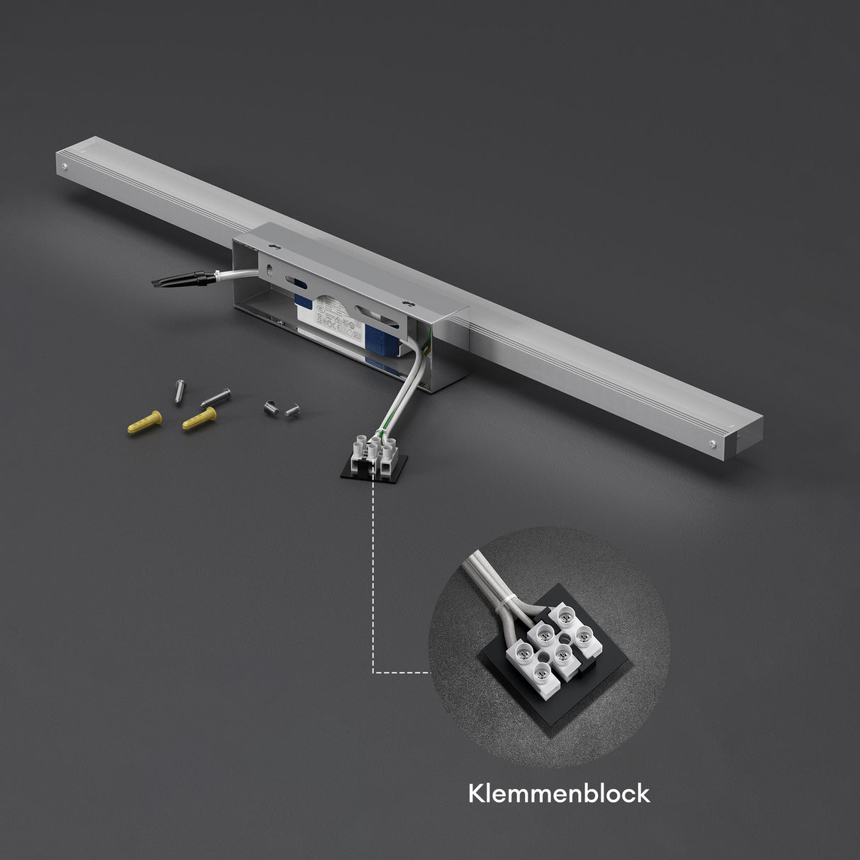 glasvilla Lampe de Salle de Bain LED pour Miroir | Lampe de Miroir 6000K pour Salle de Bain | Applique Murale LED 9W Spiegelstrahl