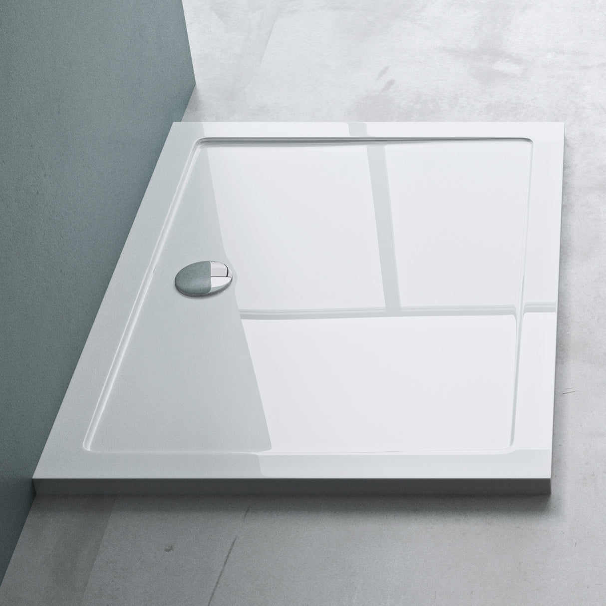 glasvilla Duschwanne Duschtasse de acrílico de alta calidad rectangular 90-160cm Faro