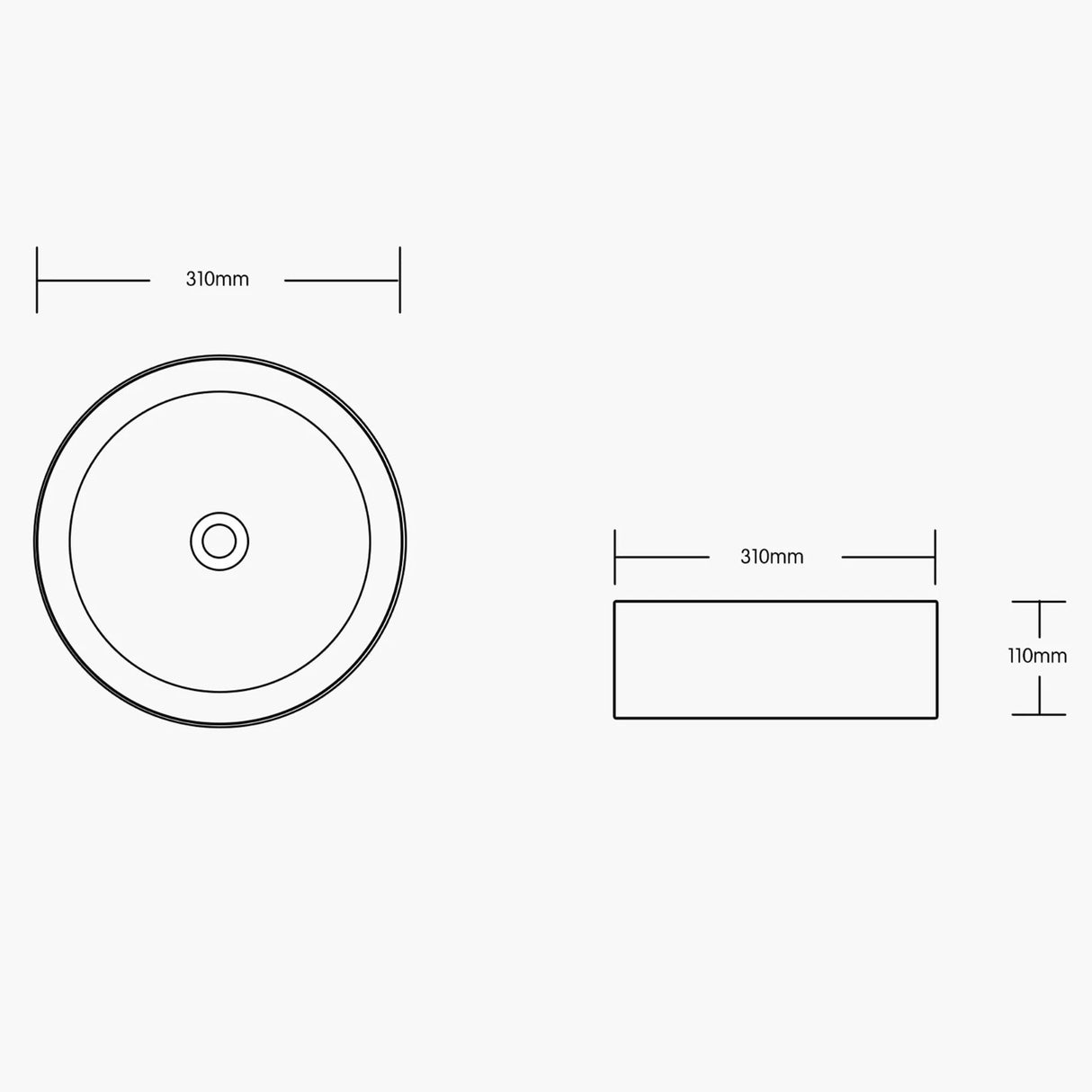 glasvilla lavabo lavabo sobre encimera cuenco redondo lavabo de cerámica con recubrimiento nano Bruselas203