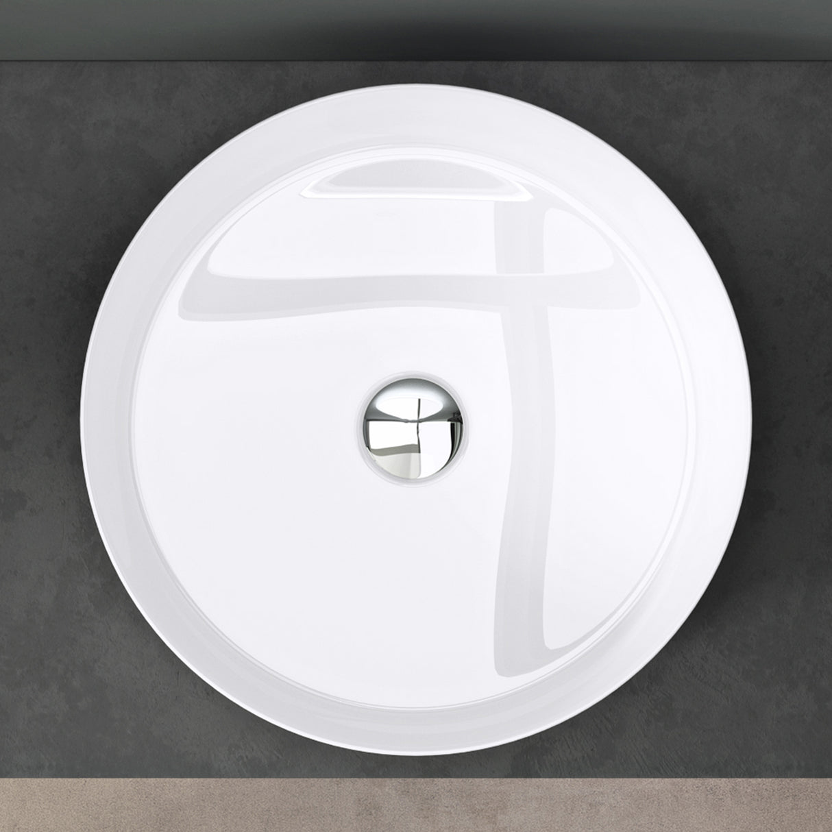 glasvilla lavabo lavabo sobre encimera cuenco redondo lavabo de cerámica con recubrimiento nano Bruselas203