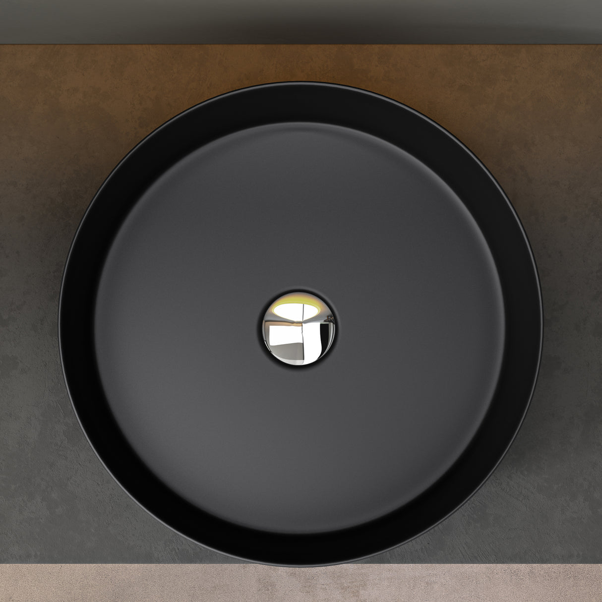 glasvilla lavabo lavabo sobre encimera cuenco redondo lavabo de cerámica con recubrimiento nano Bruselas203