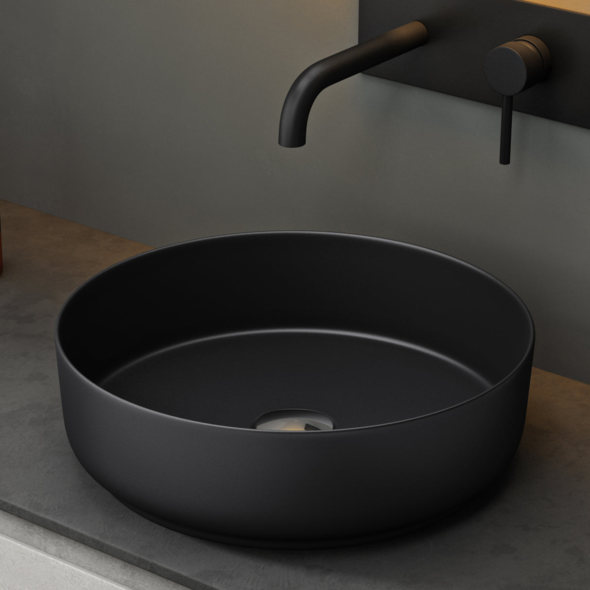 glasvilla lavabo lavabo sobre encimera cuenco redondo lavabo de cerámica con recubrimiento nano Bruselas203