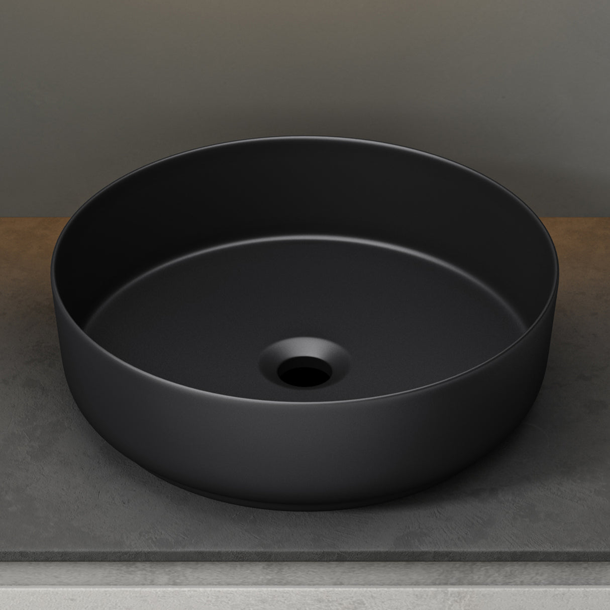 glasvilla lavabo lavabo sobre encimera cuenco redondo lavabo de cerámica con recubrimiento nano Bruselas203