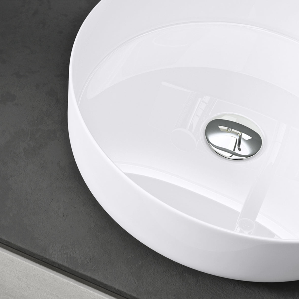 glasvilla lavabo lavabo sobre encimera cuenco redondo lavabo de cerámica con recubrimiento nano Bruselas203